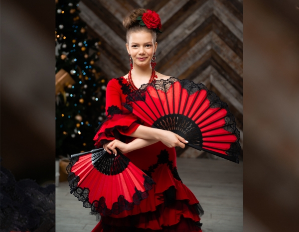 Красное платье фламенко (№1)